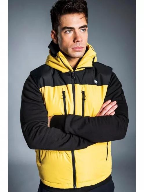 Fundango LAUREL Padded Vest for men in yellow 2