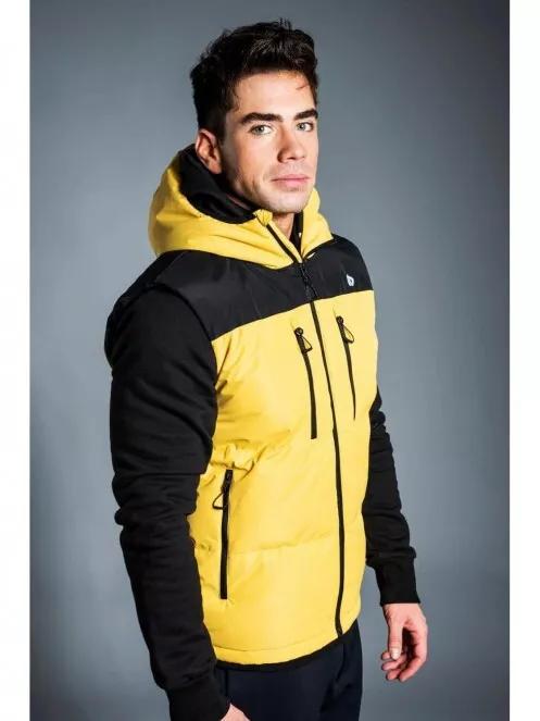 Fundango LAUREL Padded Vest for men in yellow 3