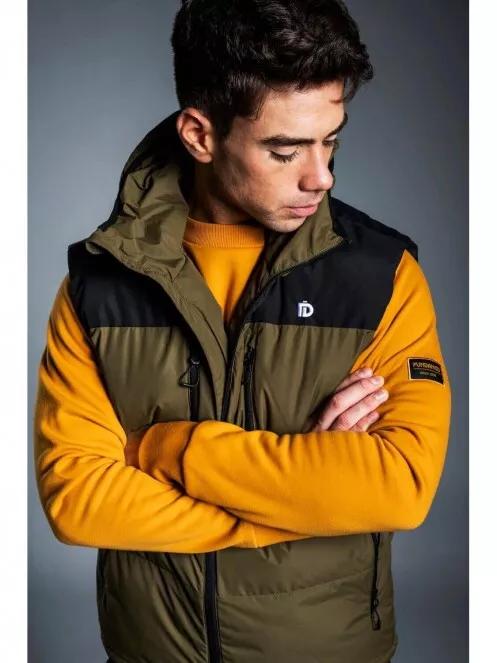 Fundango LAUREL Padded Vest for men in brown 4
