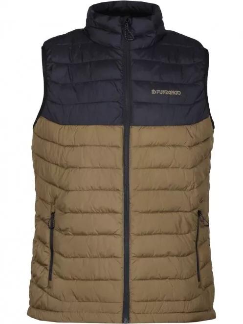 Fundango HOLLOW Padded Vest for men in oliv 6