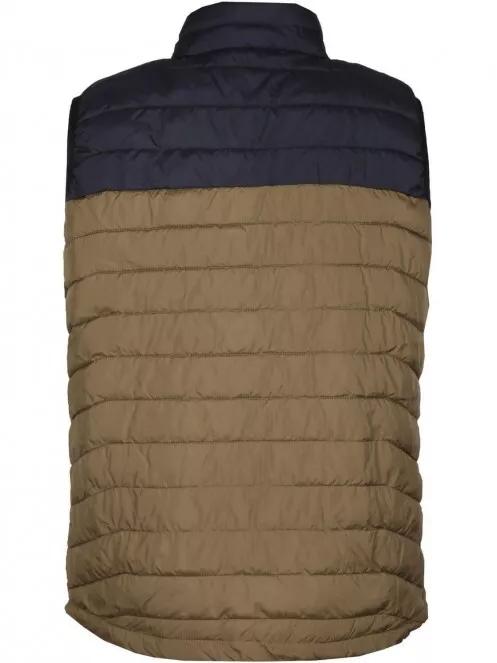 Fundango HOLLOW Padded Vest for men in oliv 7