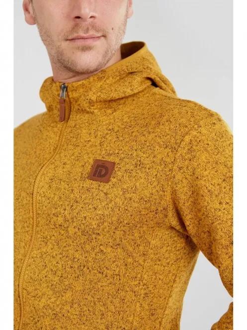 Fundango Obelix Hooded Fleece for men in yellow 4