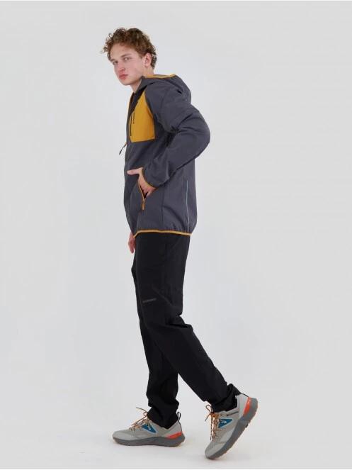 Fundango Alloy Hooded Softshell for men in grey 4