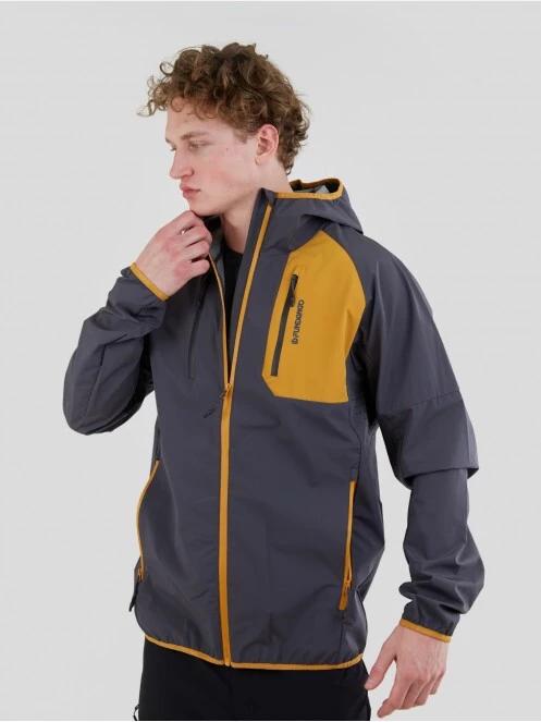Fundango Alloy Hooded Softshell for men in grey 5
