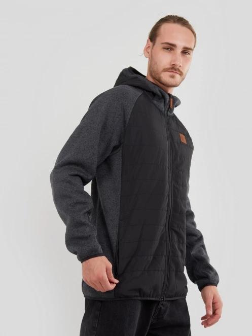 Fundango Obsidian Hybrid Jacket for men in black 5