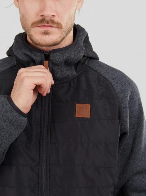 Fundango Obsidian Hybrid Jacket for men in black 7