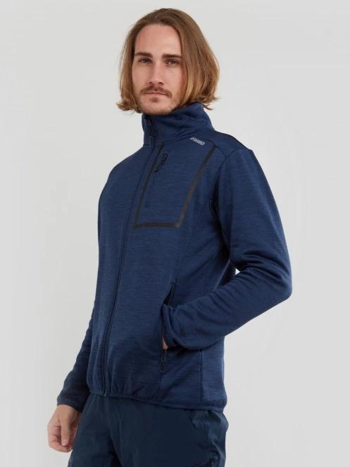 Fundango Jefferson Fleece Jacket for men in dark blue 2