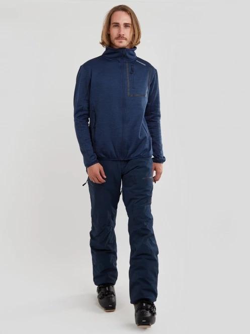 Fundango Jefferson Fleece Jacket for men in dark blue 4