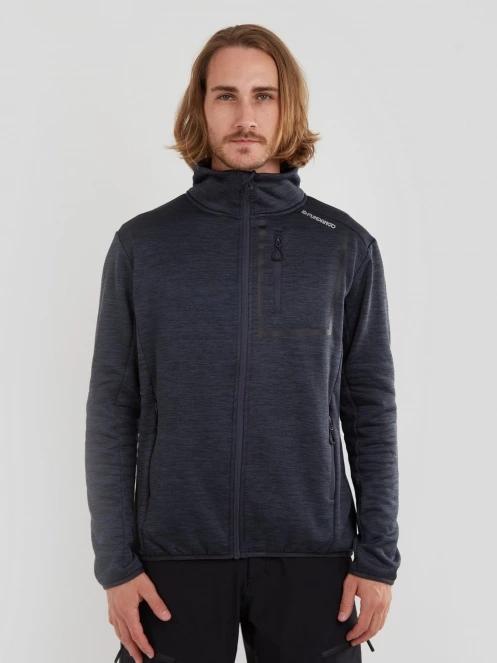 Fundango Jefferson Fleece Jacket for men in black 2