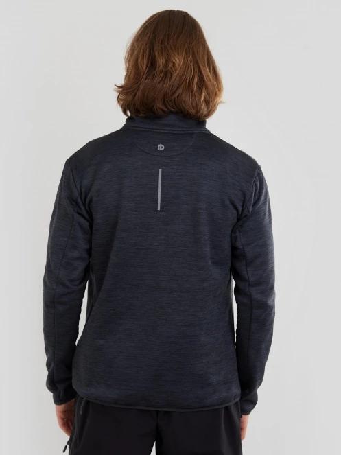 Fundango Jefferson Fleece Jacket for men in black 3