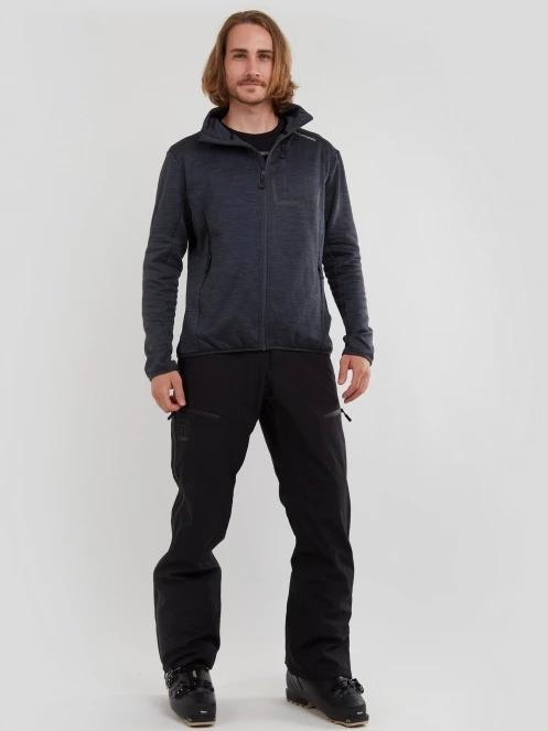 Fundango Jefferson Fleece Jacket for men in black 4