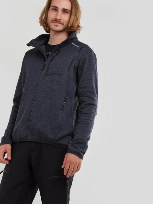 Fundango Jefferson Fleece Jacket for men in black 5