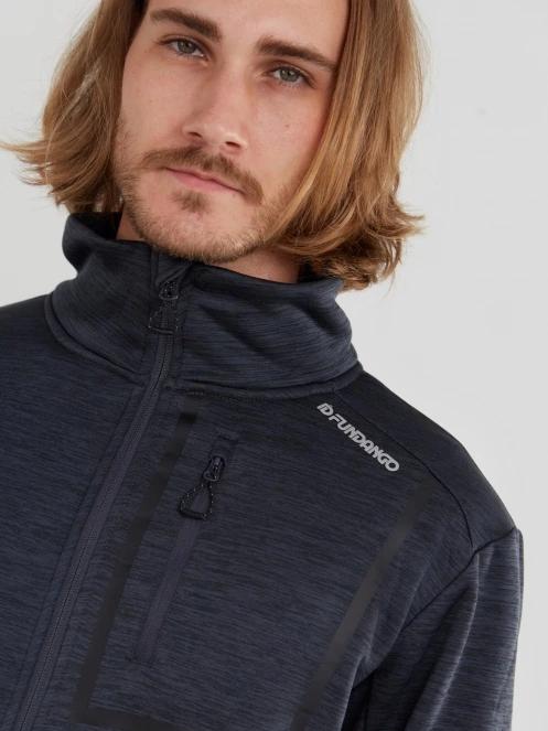 Fundango Jefferson Fleece Jacket for men in black 6
