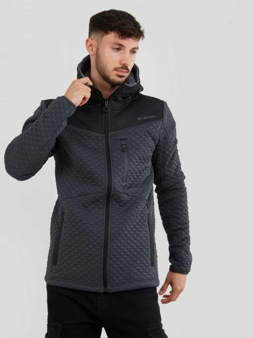 Fundango Ashford Insulated Fleece Jacket for men in black 5