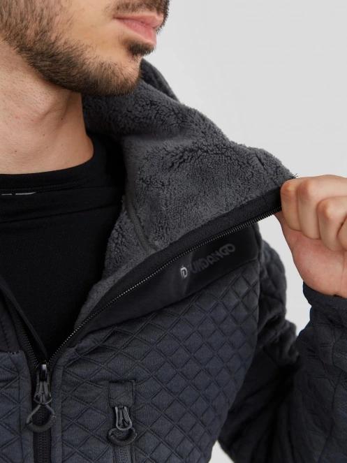 Fundango Ashford Insulated Fleece Jacket for men in black 7