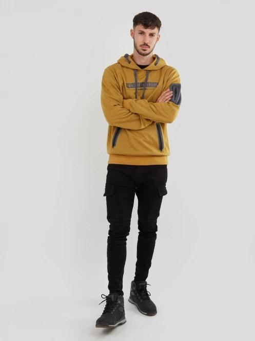 Fundango Force Tech Pullover for men in brown 4