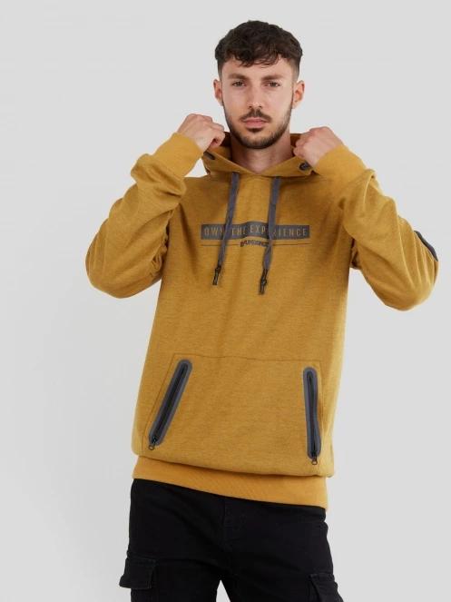 Fundango Force Tech Pullover for men in brown 5