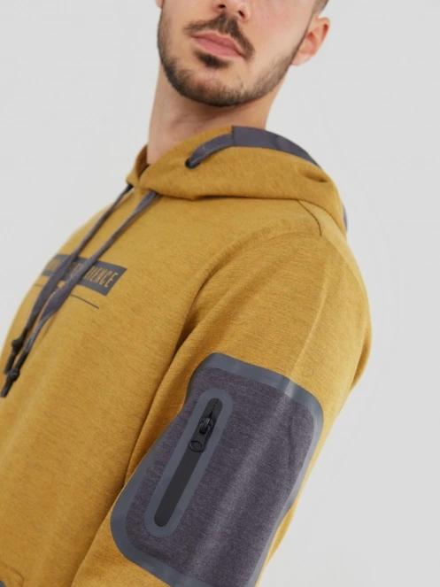 Fundango Force Tech Pullover for men in brown 7