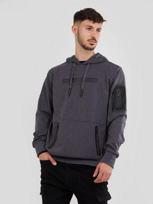 Fundango Force Tech Pullover for men in grey 2