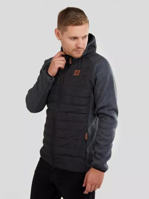 Fundango Obsidian Hybrid Jacket for men in black 2