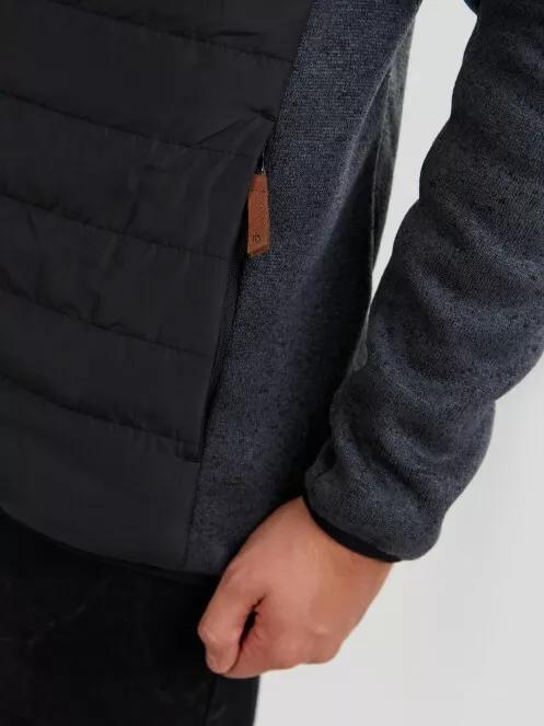Fundango Obsidian Hybrid Jacket for men in black 5