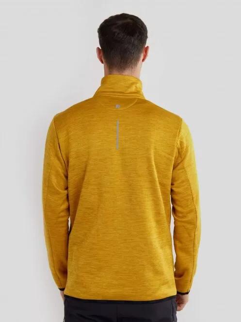 Fundango Jefferson Fleece Jacket for men in yellow 3