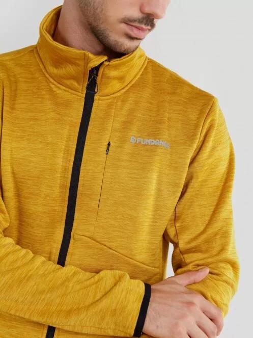 Fundango Jefferson Fleece Jacket for men in yellow 5