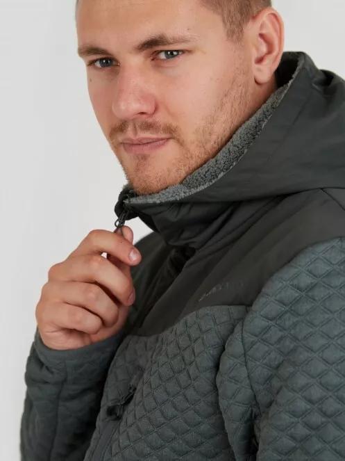 Fundango Ashford Insulated Fleece Jacket for men in green 4