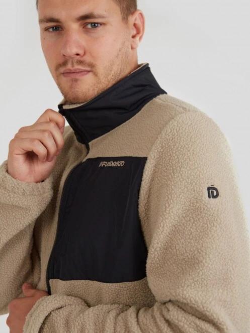 Fundango Haven Hybrid Jacket for men in sand 5