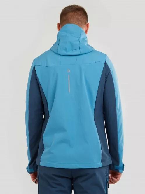 Fundango Rauris Softshell Jacket M for men in light blue 3