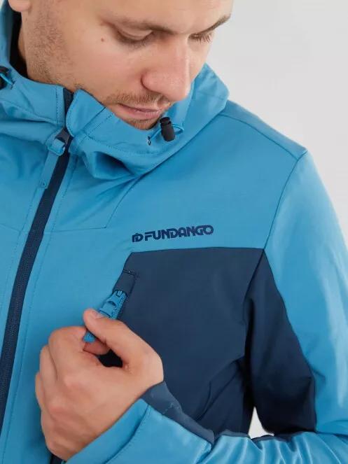 Fundango Rauris Softshell Jacket M for men in light blue 5