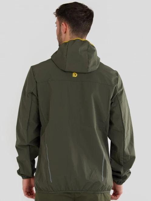 Fundango Alloy Hooded Softshell for men in green 3