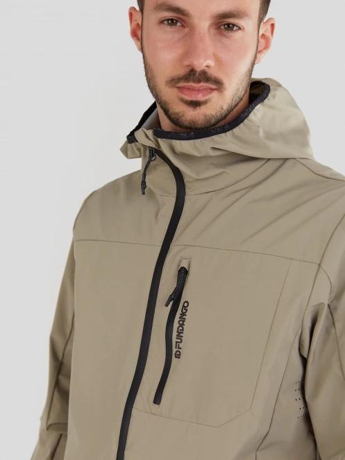 Fundango Alloy Hooded Softshell for men in sand 5