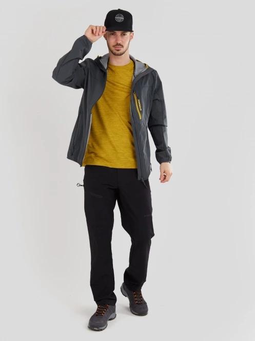 Fundango Alloy Hooded Softshell for men in grey 4
