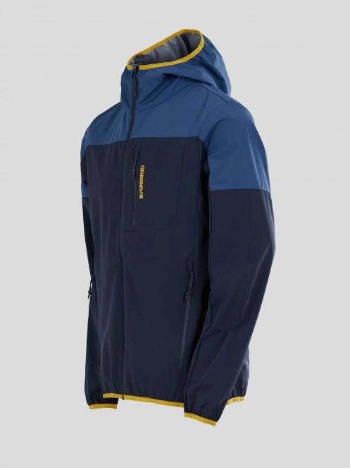 Fundango Alloy Hooded Softshell for men in dark blue 9