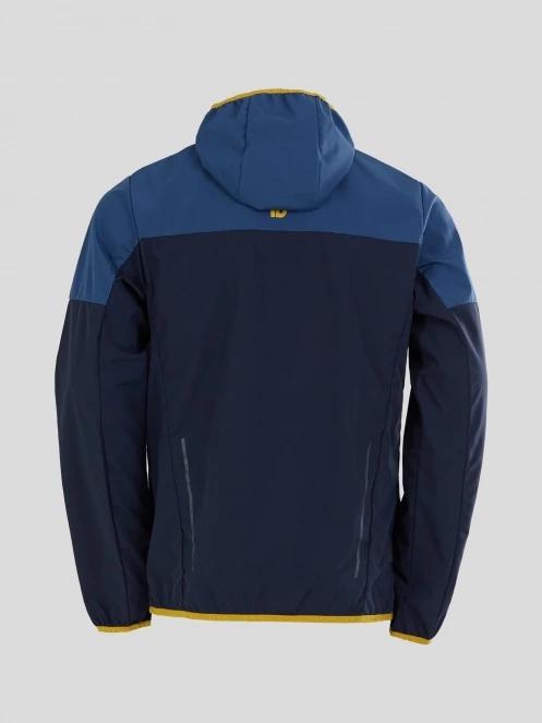 Fundango Alloy Hooded Softshell for men in dark blue 10