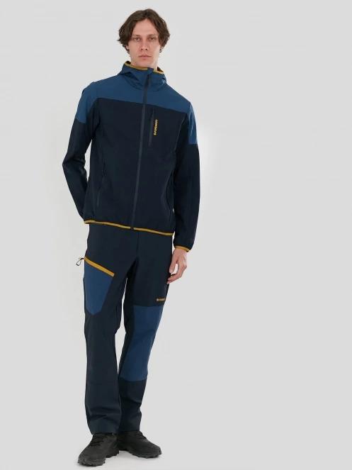 Fundango Alloy Hooded Softshell for men in dark blue 4