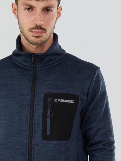 Fundango Jefferson Fleece Jacket for men in blue 6