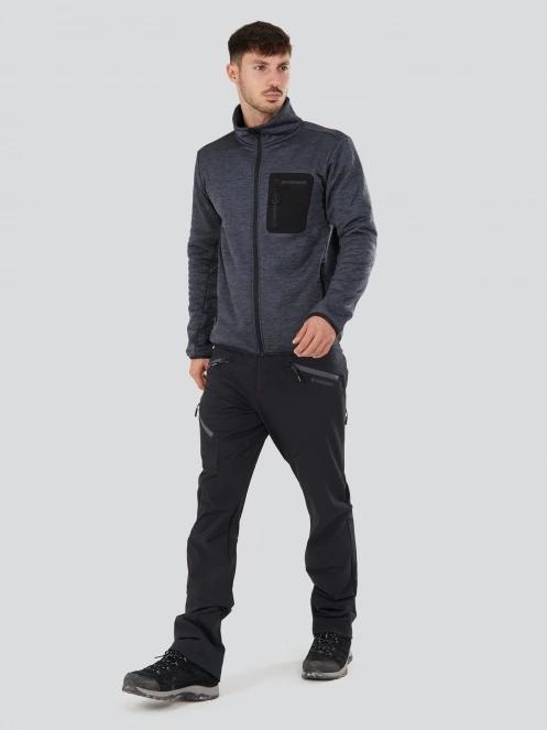 Fundango Jefferson Fleece Jacket for men in grey 4
