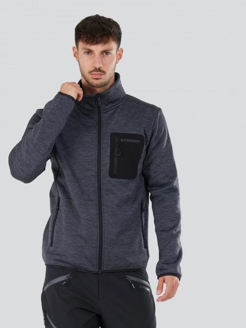 Fundango Jefferson Fleece Jacket for men in grey 5