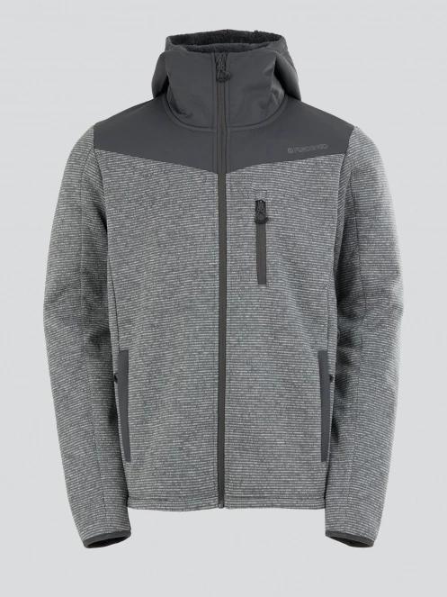 Fundango Ashford Insulated Fleece Jacket for men in grey 7