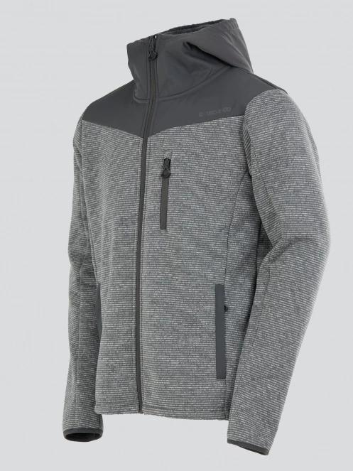 Fundango Ashford Insulated Fleece Jacket for men in grey 8