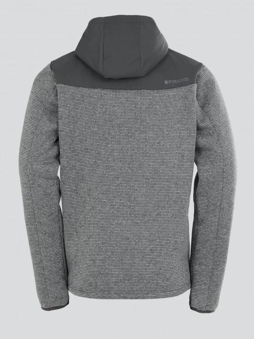 Fundango Ashford Insulated Fleece Jacket for men in grey 9