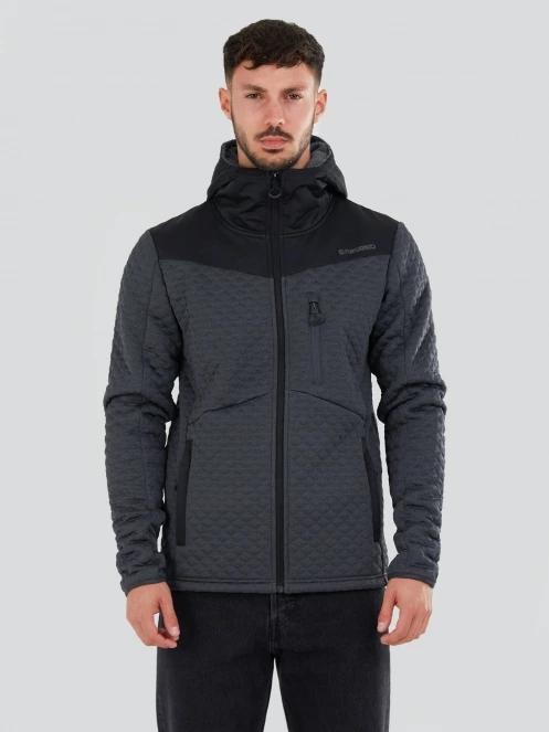 Fundango Ashford Insulated Fleece Jacket for men in grey 2