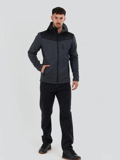 Fundango Ashford Insulated Fleece Jacket for men in grey 4