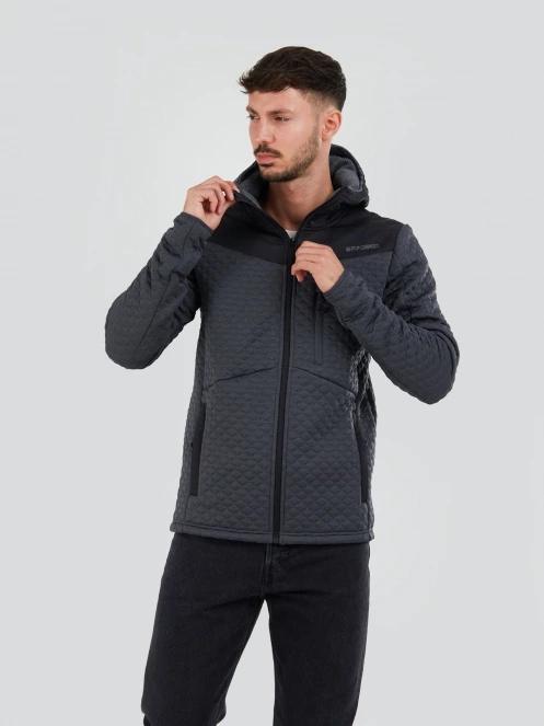 Fundango Ashford Insulated Fleece Jacket for men in grey 5