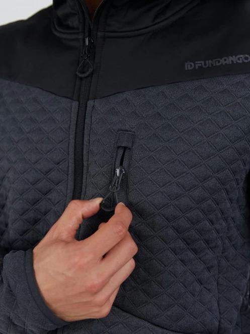 Fundango Ashford Insulated Fleece Jacket for men in grey 6