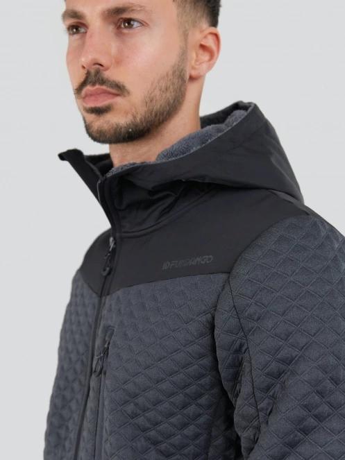 Fundango Ashford Insulated Fleece Jacket for men in grey 7