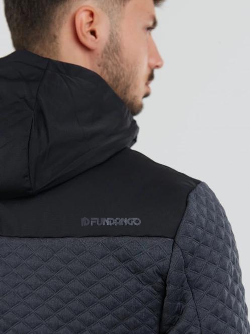 Fundango Ashford Insulated Fleece Jacket for men in grey 8