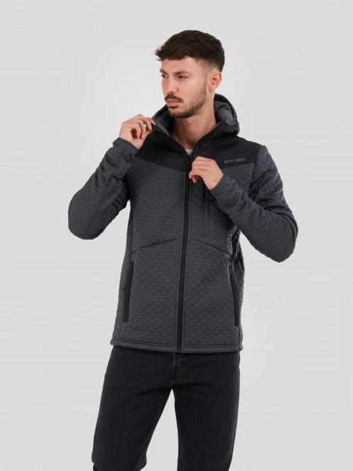 Fundango Ashford Insulated Fleece Jacket for men in grey 2